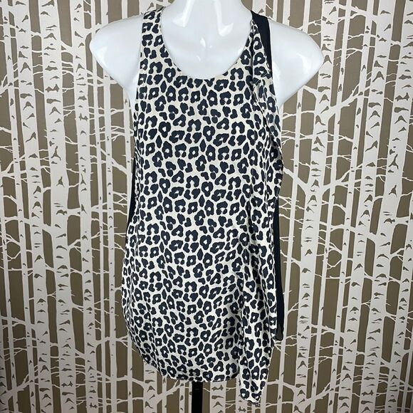 3.1 Phillip Lim Silk Leopard Print Tank Top 4 - Picture 5 of 9